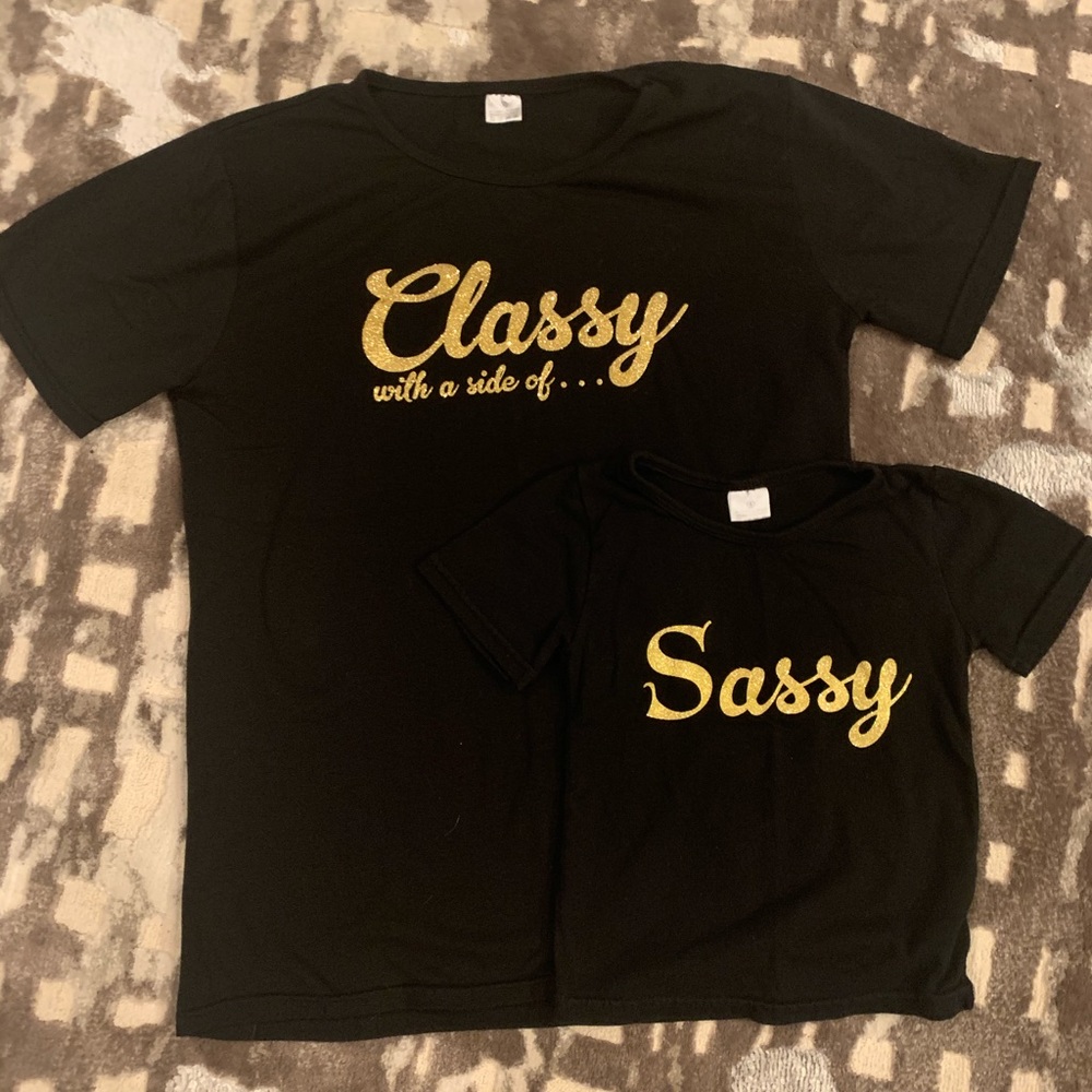 Mom and me shirts- both included